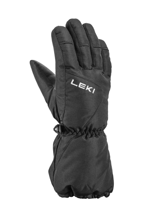 Lyžiarske rukavice LEKI Nevio Junior, black